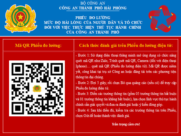 Công an các huyện: Tiếp nhận, giải quyết 20.000 thủ tục hành chính trên Cổng dịch vụ công Bộ Công an